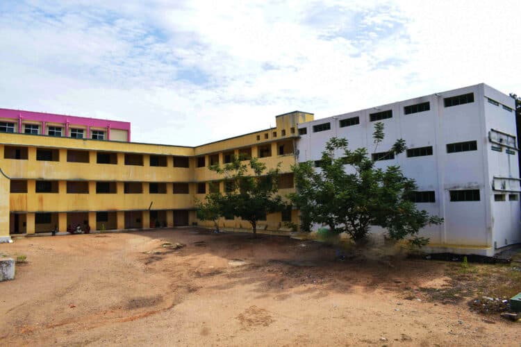 Girls hostel building at JKKN Dental College